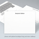 Walton Flat Correspondence Cards - Raised Ink Image 1 of 2